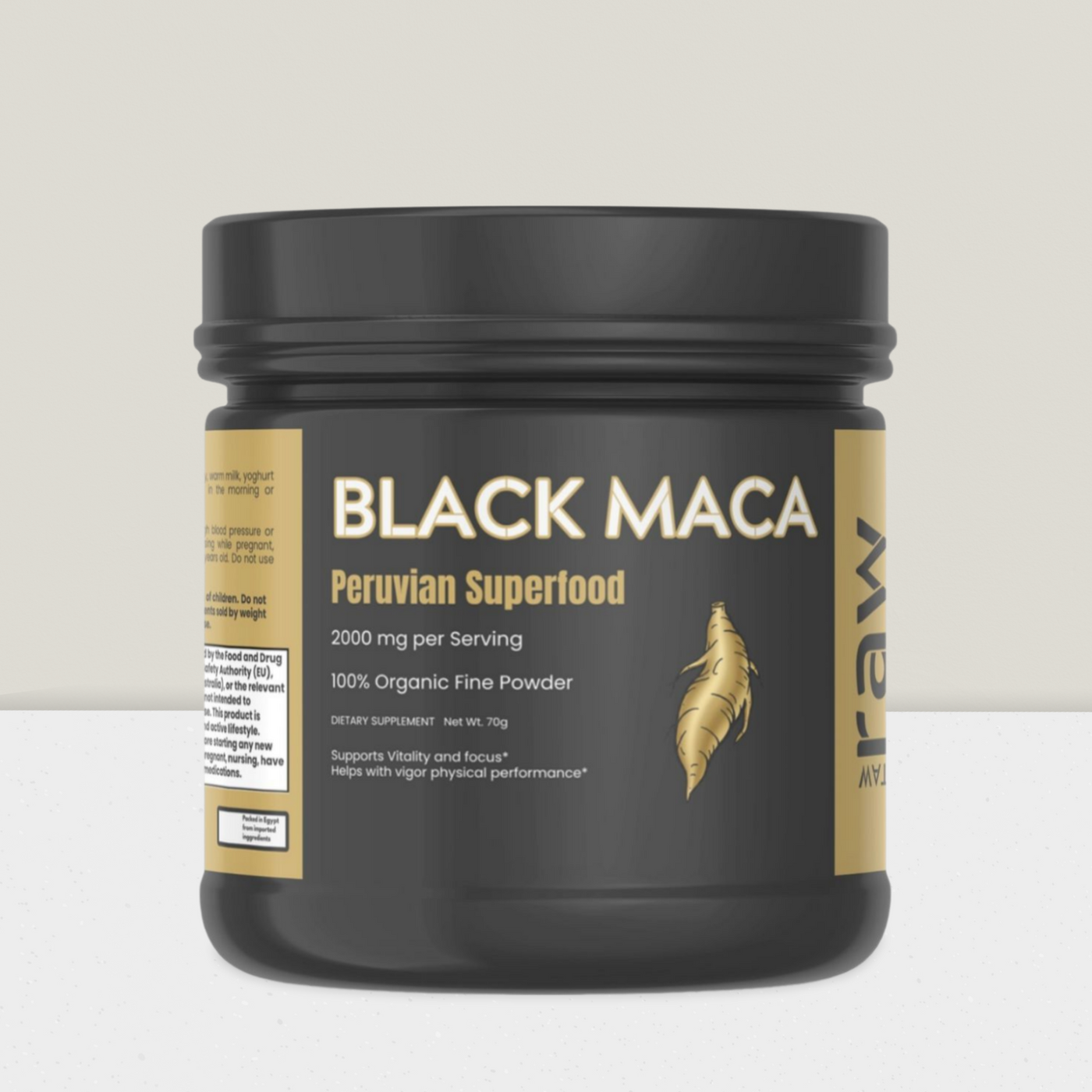 ORGANIC BLACK MACA