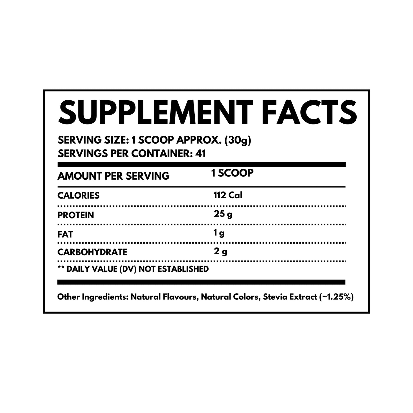 WHEY PROTEIN ISOLATE